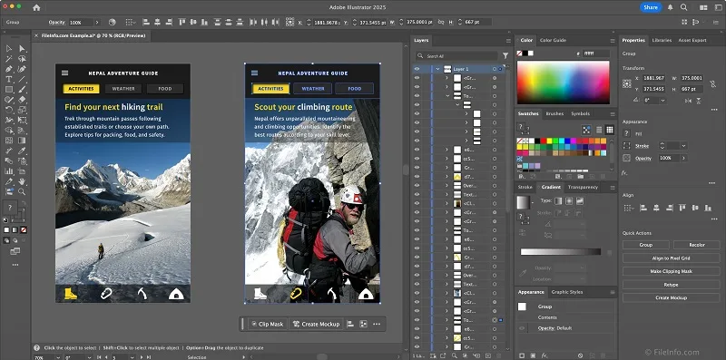 Những tính năng nổi bật của Adobe Illustrator