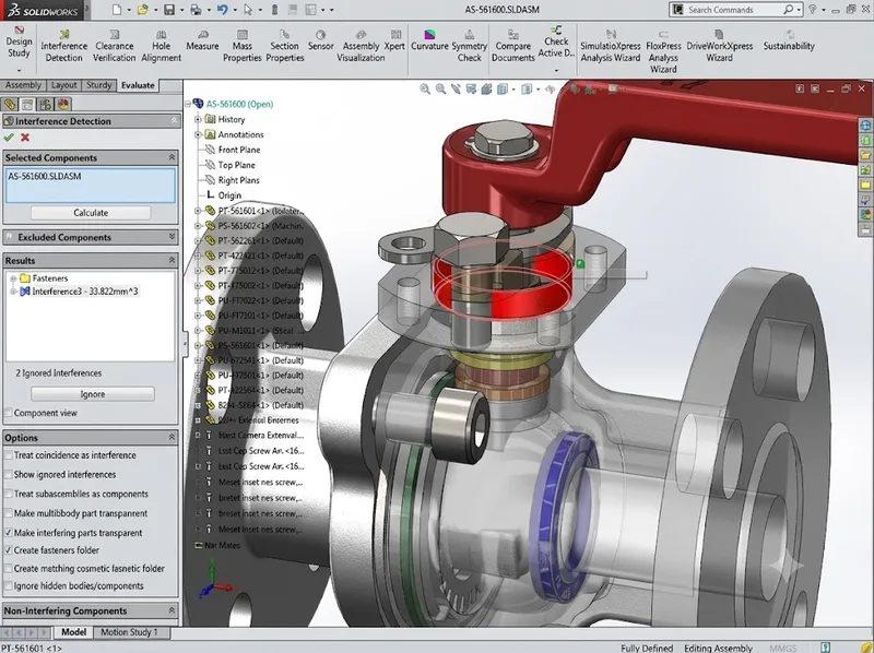 SolidWorks giúp kiểm tra thiết kế trước khi đưa vào sản xuất