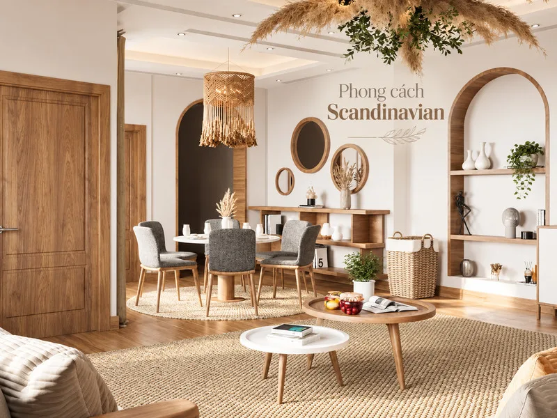 Phong cach Scandinavian mang vẻ đẹp tối giản và ấm áp Bắc Âu